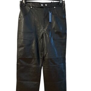 NWT Blank NYC Baxter Faux Leather Ribcage Pant